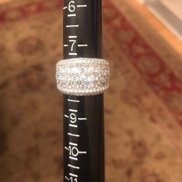 WEDDING BRIDAL ENGAGMENT RING D1 - Picture 6 of 7